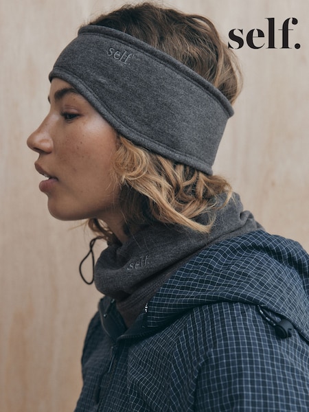Charcoal Grey - Self. Sports Fleece Headband