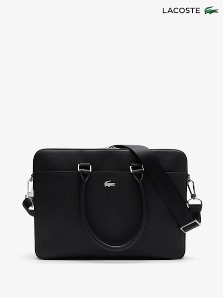 Black - Regular Lacoste Business Cross Body Computer Bag