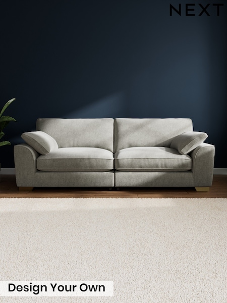Chunky Chenille/Light Grey - Stamford Grand Relaxed Sit