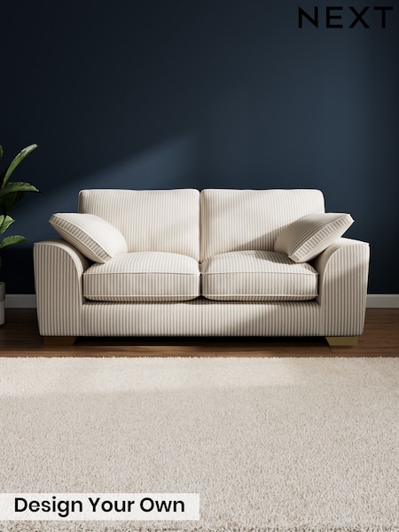 Chenille Stripe/Natural - Stamford Grand Relaxed Sit