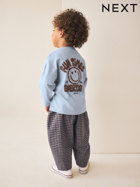 Blue - Long Sleeve Top And Trousers Set (3mths-7yrs)