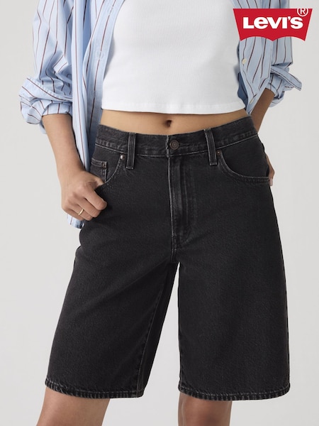 Black - Levi's Baggy Dad Shorts