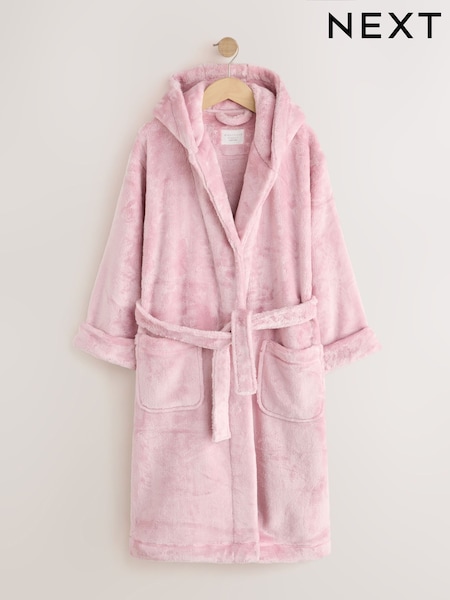 Pink - Long Dressing Gown (7-16yrs)