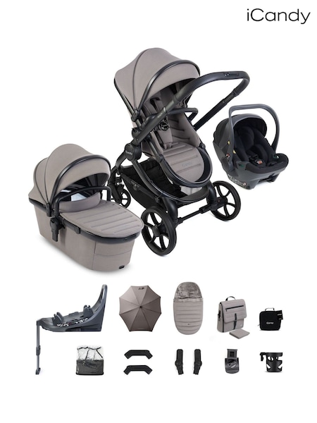 Icandy Peach 8 Travel System Bundle With Cocoon 360 & Base