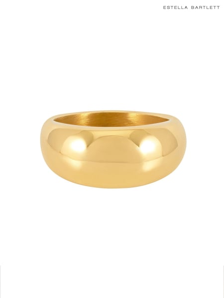 Gold Tone - The Edit By Estella Bartlett Dome Statement Ring