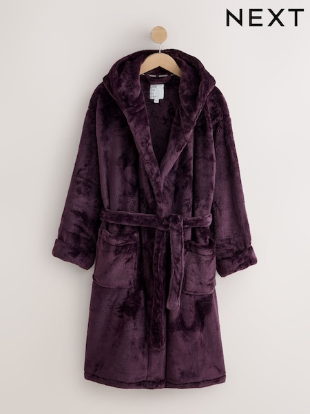 Burgundy Red - Snow Dressing Gown