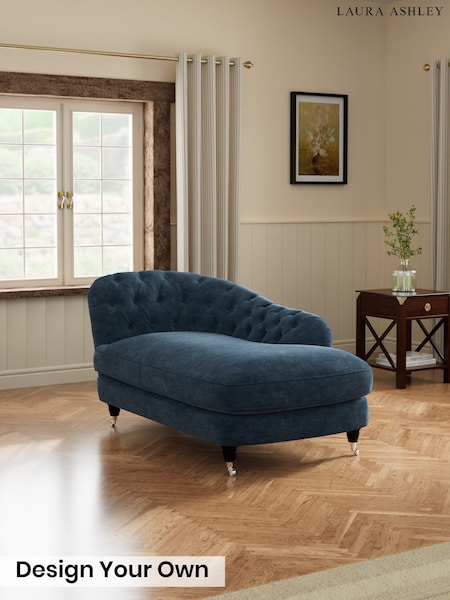 Alwyn Velvet/Peacock Blue - Hathersage By Laura Ashley