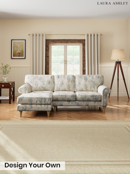 Gosford Weave/Seaspray Blue - Kingston By Laura Ashley
