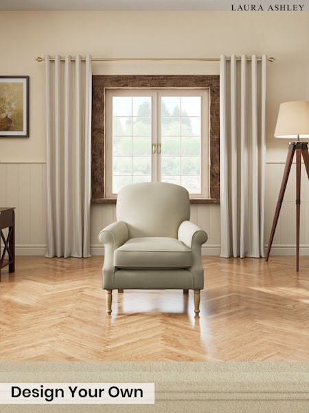 Edwin Herringbone/Natural - Cambridge By Laura Ashley