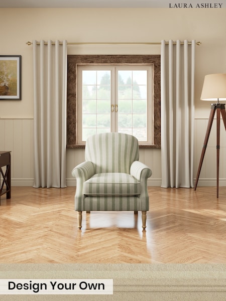 Kinsham Stripe/Hedgerow Green - Cambridge By Laura Ashley
