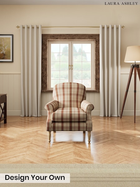 Longstowe Check/Rust Orange - Cambridge By Laura Ashley