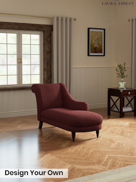 Edwin Chenille/Burgundy Red - Lynden By Laura Ashley