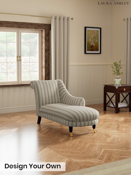 Kinsham Stripe/Natural - Lynden Scatter Back By Laura Ashley