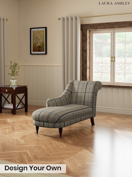 Longstowe Check/French Grey - Lynden Scatter Back By Laura Ashley