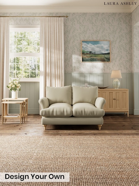Edwin Herringbone/Natural - Westley By Laura Ashley