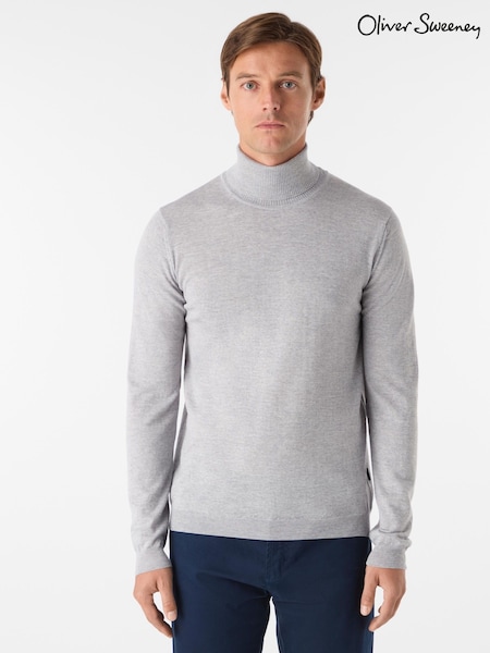 Oliver Sweeney Red Merino Wool Roll Neck Jumper (Y95480) | £129