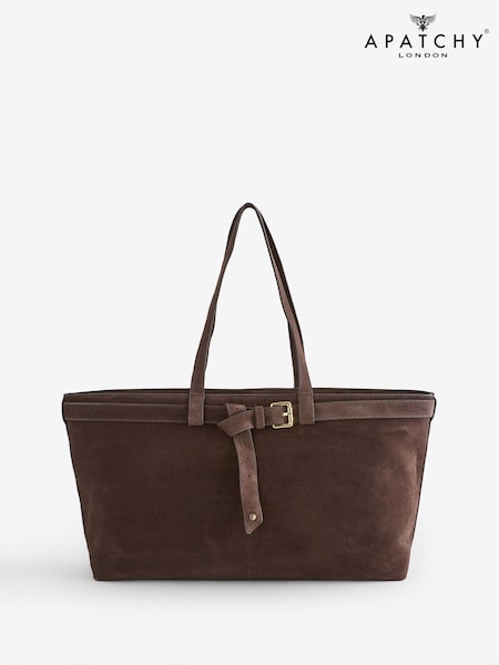 Apatchy Chocolate The Esme Suede Bag (Y95641) | £185