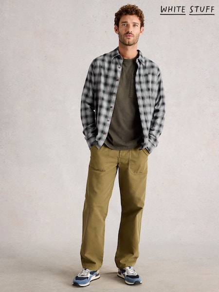 White Stuff Grey Ludlow Two Tone Check Shirt (Y95647) | £55