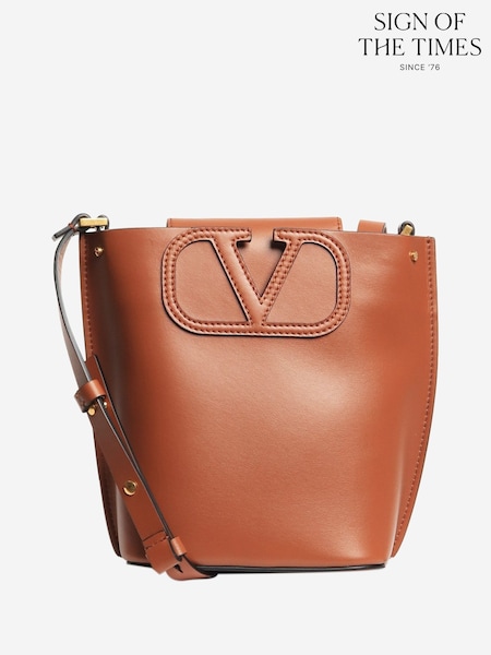Sign of the Times Lather Bucket Brown Bag (Y95667) | £1,193