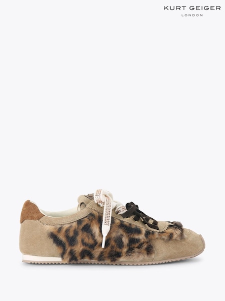 Kurt Geiger London Dark Brown Islington Trainers (Y95811) | £179