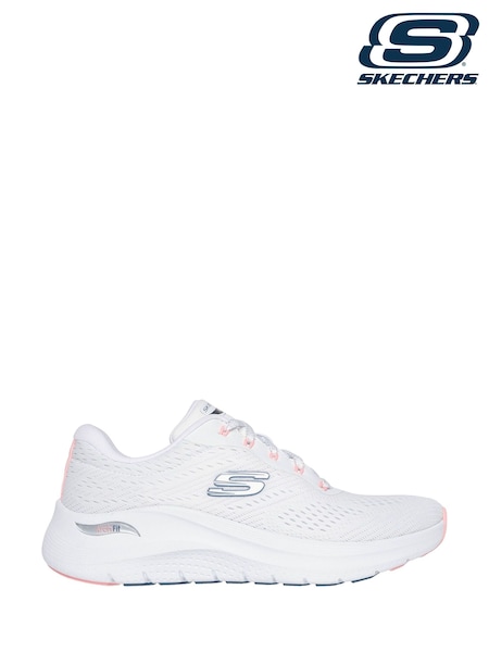 Skechers White Arch Fit 2.0 Big League Trainers (Y95900) | £89
