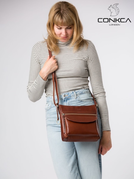 Conkca Malin Leather Cross-Body Bag (Y96066) | £59