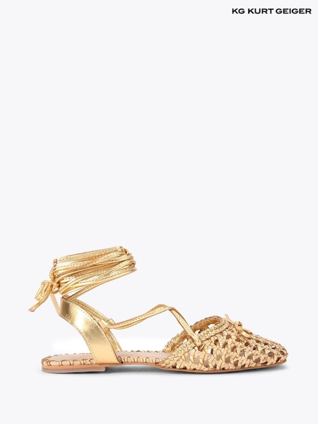 KG Kurt Geiger Gold Marlowe Pumps (Y96094) | £129