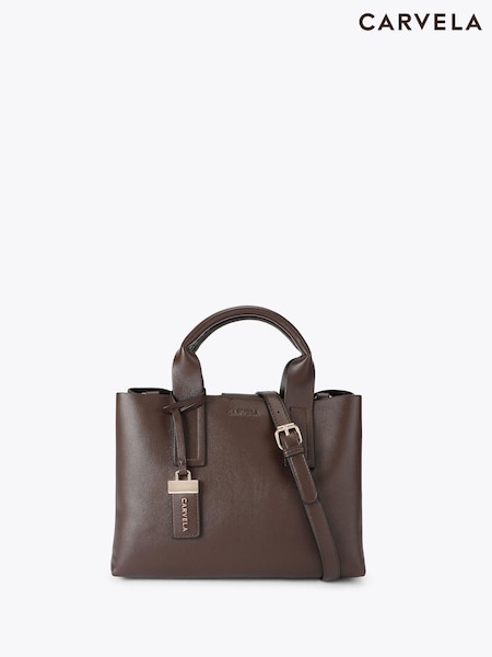 Carvela Brown Luna Mini Tote Bag (Y96235) | £69