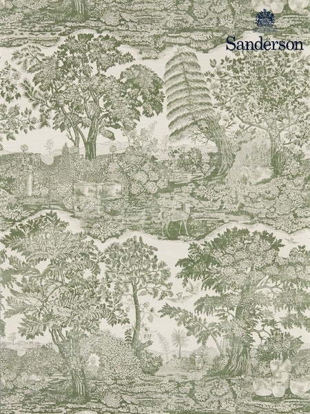 Sanderson Yew Green Highgrove Wallpaper 10M Highgrove Toile (Y96286) | £144