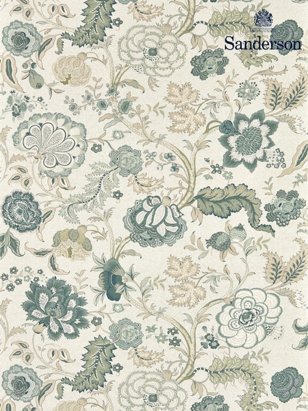 Sanderson Yew Green Highgrove Wallpaper 10M Salisbury (Y96296) | £144