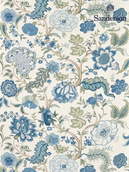 Sanderson Tetbury Blue Highgrove Wallpaper 10M Salisbury (Y96301) | £144