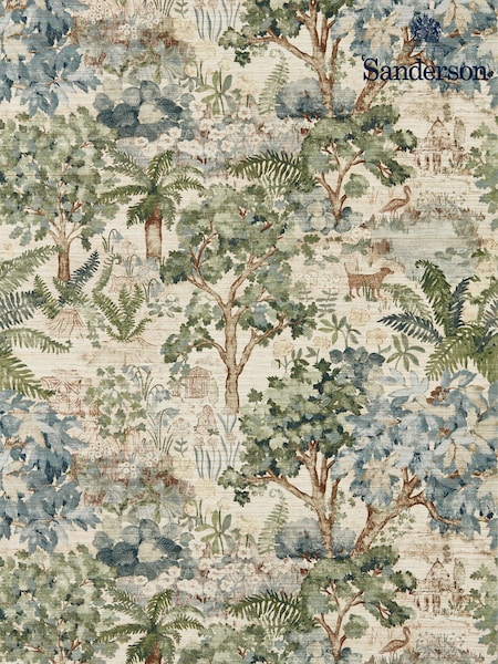 Sanderson Fern Highgrove Wallpaper 10M The Stumpery (Y96304) | £144