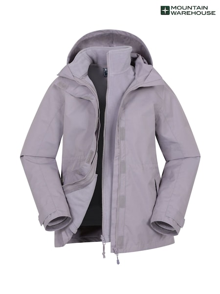 Mountain Warehouse Purple Womens Fell 3-in-1 Water Resistant Jacket (Y96367) | £63