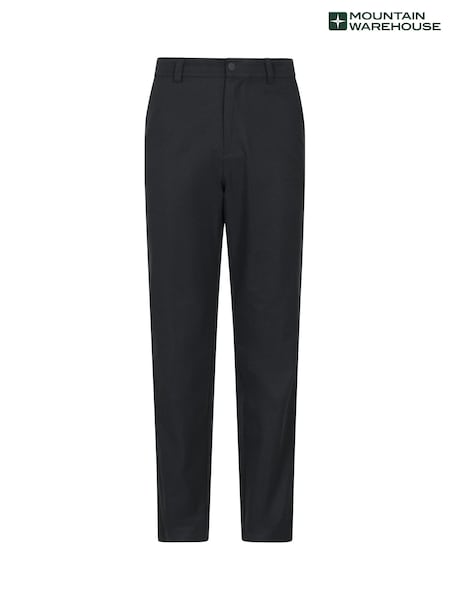Mountain Warehouse Black Nature Chino Stretch Trousers (Y96371) | £42