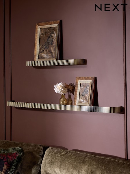 Hollis Ribbed Picture Shelf
