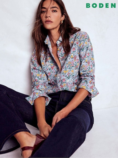 Blue Sienna Cotton Shirt (Y96692) | £65