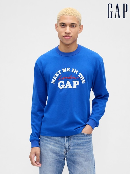 Gap Blue London Logo T-Shirt (Y97000) | £50