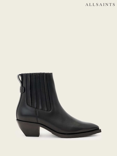 AllSaints Black Marcie Chelsea Boots (Y97061) | £229