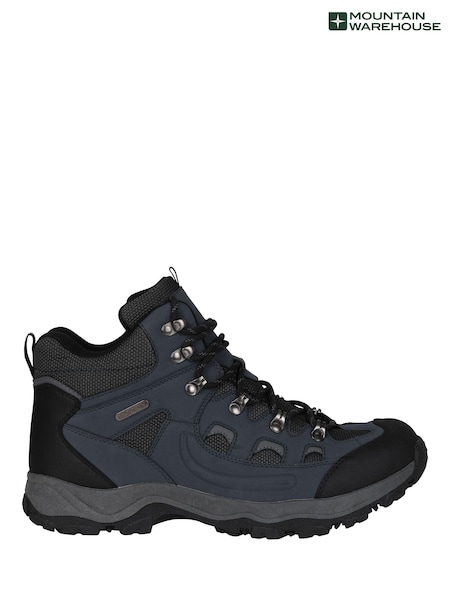 Mountain Warehouse Coral Blue Adventurer Mens Waterproof Walking Boots (Y97096) | £49