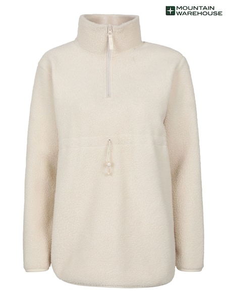 Mountain Warehouse Natural Cosy Maternity Borg Half-Zip Fleece (Y97122) | £39