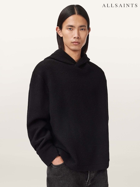 AllSaints Black Marko Hoodie (Y97154) | £169