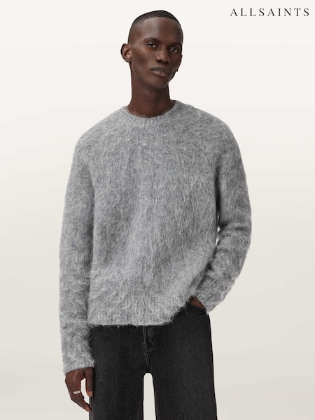 AllSaints Grey Coby Crew Jumper (Y97157) | £169