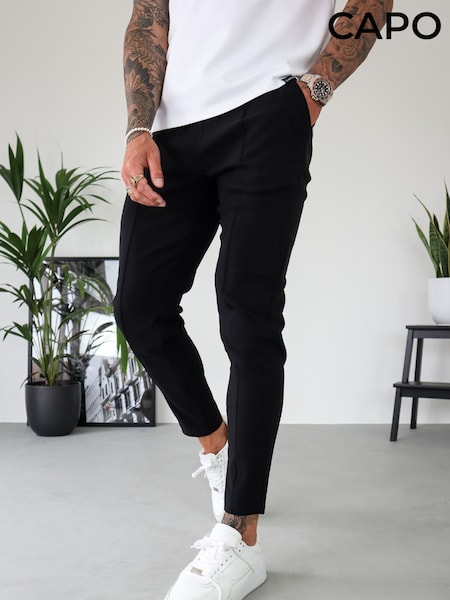 CAPO Black SMART Trousers (Y97473) | £50