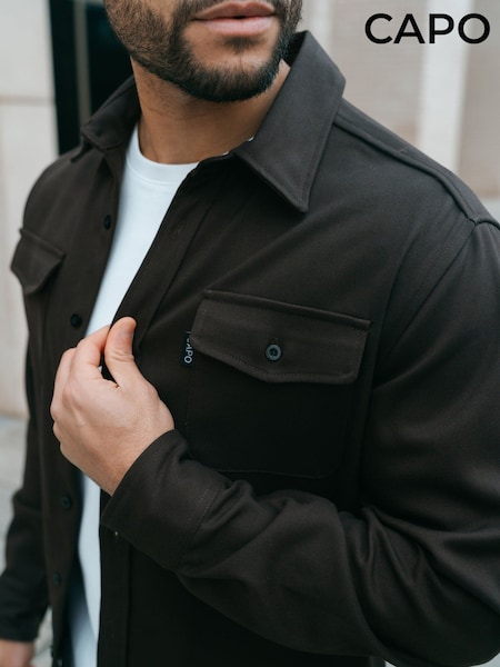 CAPO Brown Overshirt (Y97479) | £55