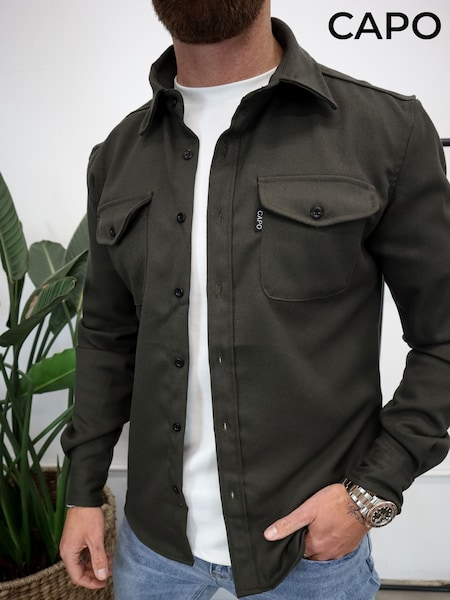 CAPO Light Green Overshirt (Y97483) | £55