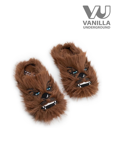 Vanilla Underground Brown Star Wars Chewbacca Slippers (Y97964) | £22