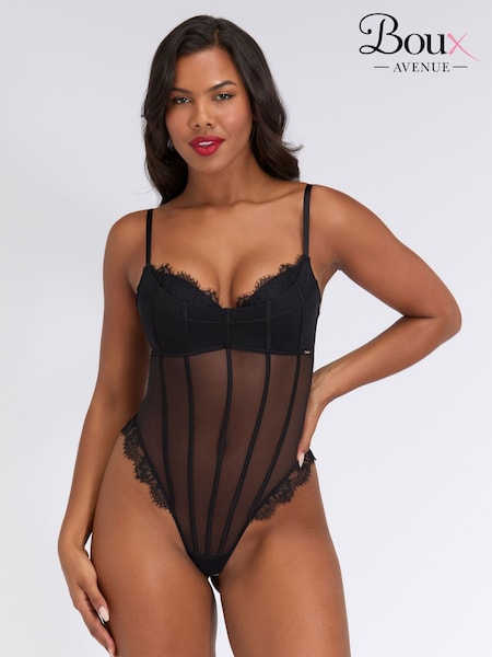 Boux Avenue Black Chasity Cupped Panel Body (Y98072) | £52