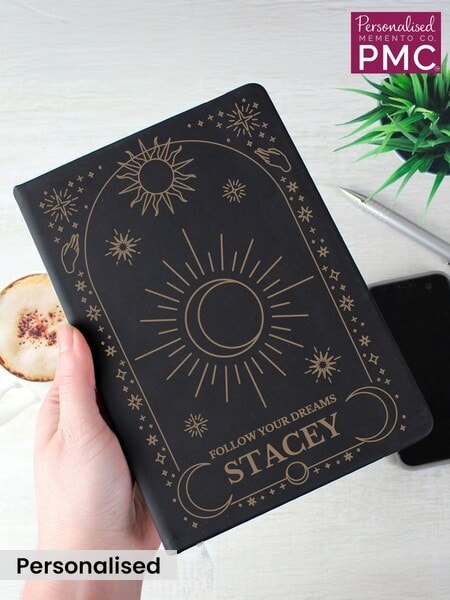 Personalised Celestial A5 Hardback Notebook by PMC (Y98134) | £14