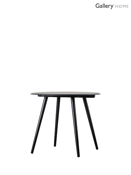 Gallery Home Black Contour Round Dining Table (Y98393) | £310