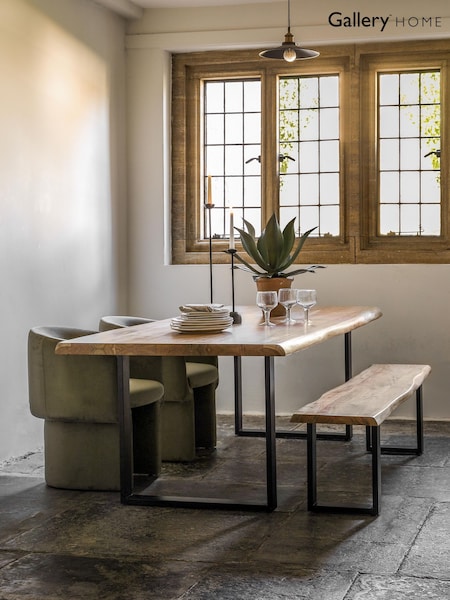 Gallery Home Natural Somerset Dining Table (Y98401) | £1,440